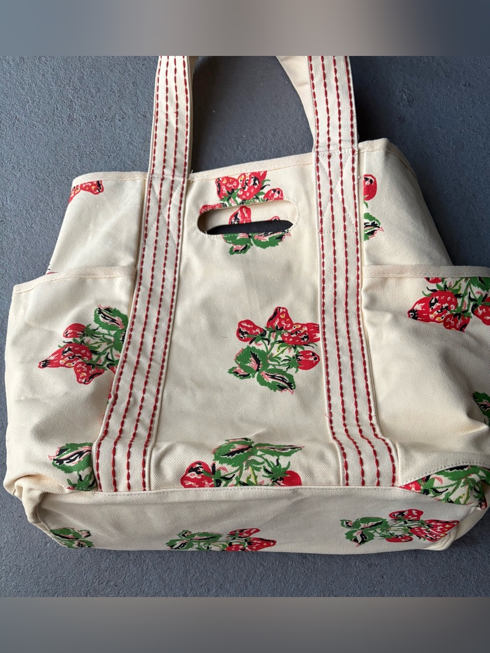 Free People Strawberry Caravan Canvas Tote ๐New with tags!!๐ฅ - Picture 10 of 16